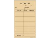 溝端紙工印刷/会計伝票 単式クラフトC (100枚×10冊入)