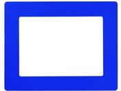 緑十字/路面用区画標識A4用紙対応 青 YKH-A4BL 裏テープ
