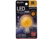 朝日電器/LED電球G30形 E12黄色/LDG1Y-G-E12-G233