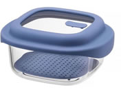 LIV PLUS/�x�X�g�R �K���X �ۑ��e�� 1.5L �u���[ ���b�N&���b�N