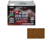 アサヒペン/油性木部防虫防腐ステインEX 7L ウォルナット