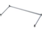 TRUSCO ステンレス製メッシュラック用三方フックバー 1207×457