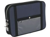 SANEI/帆布メール用ポーチ(LL)馬蹄錠金具付 紺/PLL-U-03