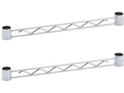 エレクター/ベーシックシリーズ ハンガーレール 300mm用 クローム 2本/BA112C