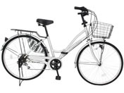21Technology/シティサイクル MCA266 ピュアシルバー