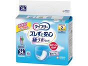 ライフリー ズレずに安心 紙パンツ用パッド 極うす 2回 34枚