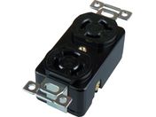 アメリカン電機/引掛形 複式埋込コンセント 接地2P15A250V/3120D
