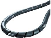 ヘラマンタイトン/スパイラルチューブ (ポリエチレン製 耐候グレード) 黒 長さ50m/TS-9-W