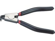 TRUSCO/スナップリングプライヤー 140mm(軸用・曲爪)/TRP-140SB