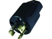 アメリカン電機/引掛形 ナイロンプラグ 接地3P20A250V/4222N
