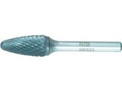スーパー/スーパー超硬バー 重切削用 ロー付タイプ 砲弾型 刃径:12.7mm 軸径:6.0mm/SBH3C05