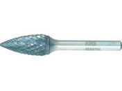 スーパー/スーパー超硬バー 重切削用 ロー付タイプ ポイント型 刃径:9.5mm 軸径:6.0mm/SBH4C03