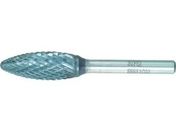 スーパー/スーパー超硬バー 重切削用 ロー付タイプ 楕円型 刃径:12.7mm 軸径:6.0mm/SBH51C02