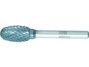 スーパー/スーパー超硬バー 重切削用 ロー付タイプ 卵型 刃径:9.5mm 軸径:6.0mm/SBH6C02