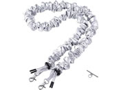 エレコム/スマホショルダー シュシュ風デザイン シルバー/P-STSDH1SCOSV