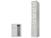 Netforce WECC �v���X�`�b�N���b�J�[ S ���Ȃ� 1��6�i �O���[