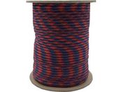 ユタカメイク/強力カラーコード 4mm×100m(赤/青)/PSCC-414
