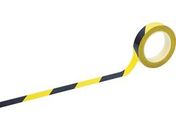緑十字/クリーンルーム用ラインテープ 黄/黒 25mm幅×33m帯電防止
