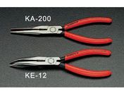 エスコ/ラジオペンチ 磨き 200mm/EA537KA-200