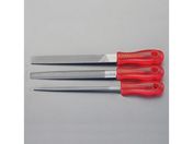 エスコ/鉄工やすり 3種・3本 中目 150mm/EA521TV-15D