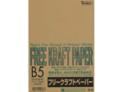 SAKAEテクニカルペーパー/フリークラフトペーパー B5 ブラウン 100枚×5冊