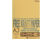 SAKAETP/フリークラフトペーパー 特厚口 A3 ライトブラウン25枚×10冊