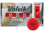 Volvik ゴルフボール VIVID 20 レッド 1ダース