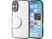 �G���R��/iPhone17�\�t�g�P�[�X �Ɍ� ���^���b�N�u���b�N/PM-A25AUCTMKBK