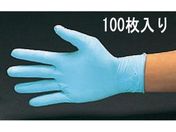 エスコ/手袋 ニトリルゴム パウダー付 100枚 M 240mm/EA354BD-51