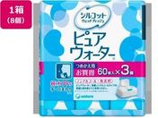 ユニ・チャーム/シルコット ウェットティッシュ ピュアウォーター 詰替 60枚×3P×8