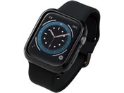エレコム/Apple Watch 44mm用ソフトバンパー ブラック/AW-20MBPUBK