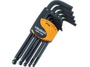 TRUSCO/ボールポイント六角棒レンチセット 標準タイプ 12本組/TBR-12S