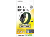 エレコム/Apple Watch 45mm用フルカバーガラスフィルム/AW-21AFLGGR