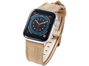 エレコム/Apple Watch用ハイブリッドレザーバンド/AW-41BDLHVBE