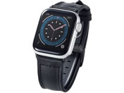 エレコム/Apple Watch用ハイブリッドレザーバンド/AW-41BDLHVBK
