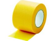 TRUSCO 建築塗装用マスキングテープ 幅40mm長さ18m 3巻 黄