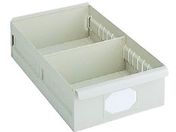TRUSCO/スチール製引出し 内寸248×425×109 ネオグレー/X-2