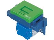 ぐっとすシリーズ情報モジュラジャック CAT5E 埋込型 グリーン