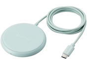 エレコム/ワイヤレス充電器 Qi認証 グリーン/W-QA25GN