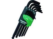 TRUSCO/ボールポイント六角棒レンチセット 13本組(インチタイプ)/TBRI-13S