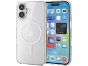 エレコム/iPhone16ケース ハイブリッド ホワイト/PM-A24AMAG02WH