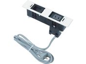 スガツネ工業/(210020486)DML-PB-WTデスクトップマルチタップ