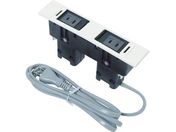 スガツネ工業/(210020488)DML-PP-WTデスクトップマルチタップ