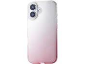 エレコム/iPhone16ケース グラデーション ピンク/PM-A24AUCWCGPNL