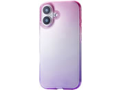 エレコム/iPhone16ケース グラデーション ラベンダー/PM-A24AUCWCPNPU