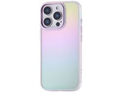 エレコム/iPhone16Proケース 衝撃吸収 オーロラ/PM-A24CHVCAPU