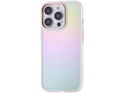 エレコム/iPhone16Proケース 衝撃吸収 オーロラ/PM-A24CHVCAWH