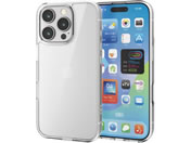 エレコム/iPhone16Proケース 耐衝撃 ガラス クリア/PM-A24CHVCG1CR