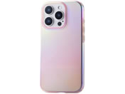エレコム/iPhone16Proケース ソフト オーロラ ピンク/PM-A24CUCAPN
