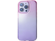 エレコム/iPhone16Proケース グラデ ラベンダー/PM-A24CUCWCPNPU